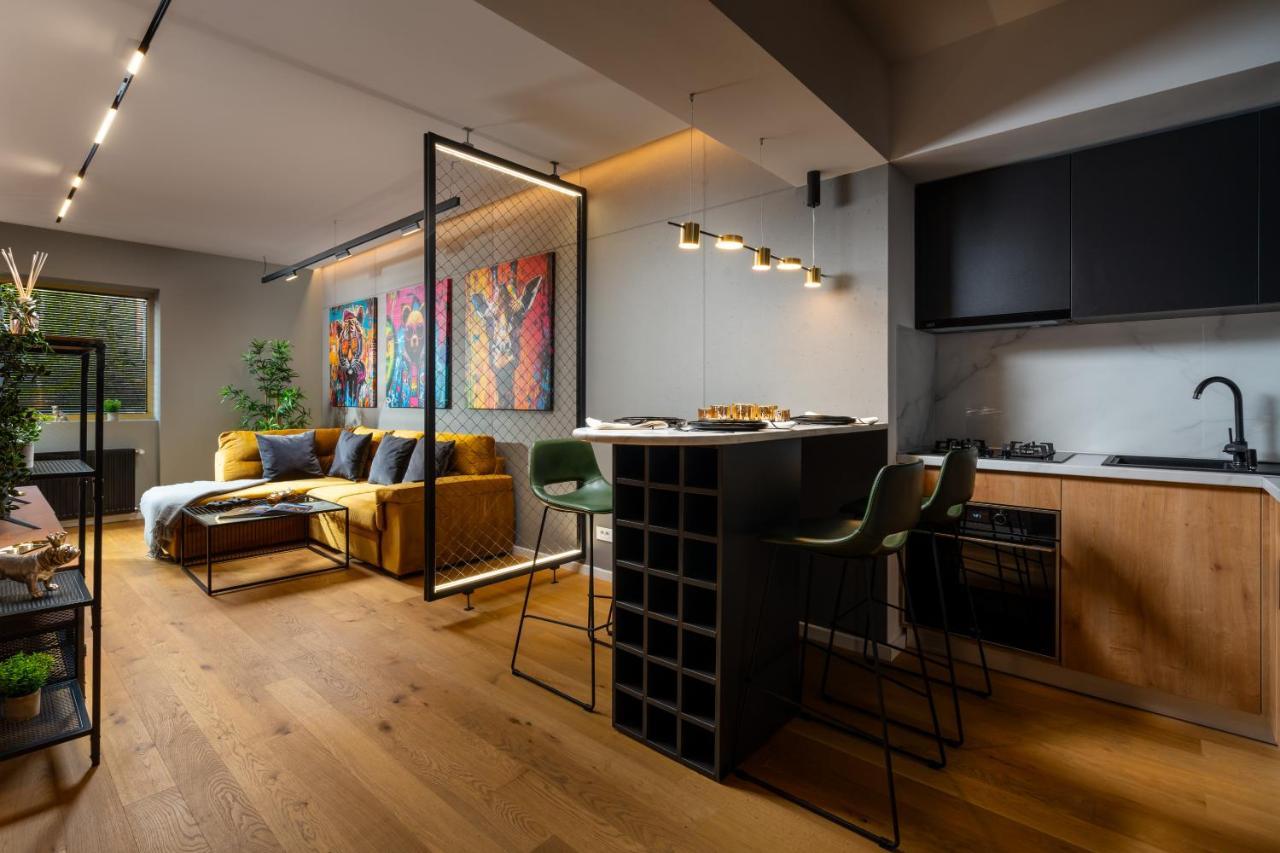 Brooklyn Studio - Aviatiei Park - Netflix - Parking Bukarest Kültér fotó