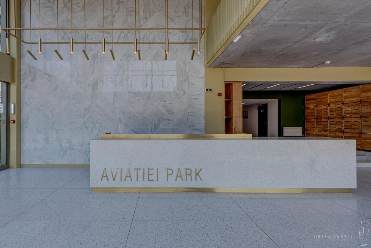 Brooklyn Studio - Aviatiei Park - Netflix - Parking Bukarest Kültér fotó
